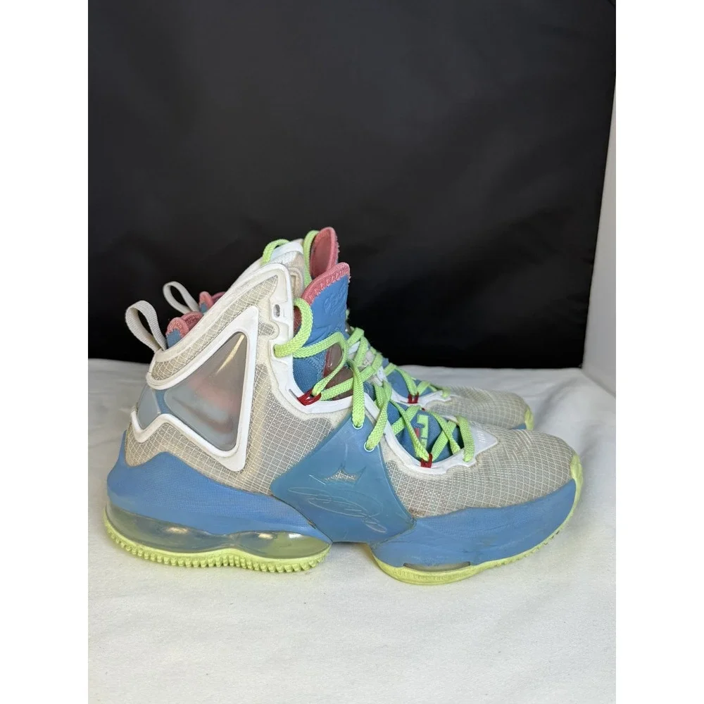 Nike Lebron XIX 19 Dutch Blue White DC9339-400 Shoes‎ Sneakers Kids 6.5
